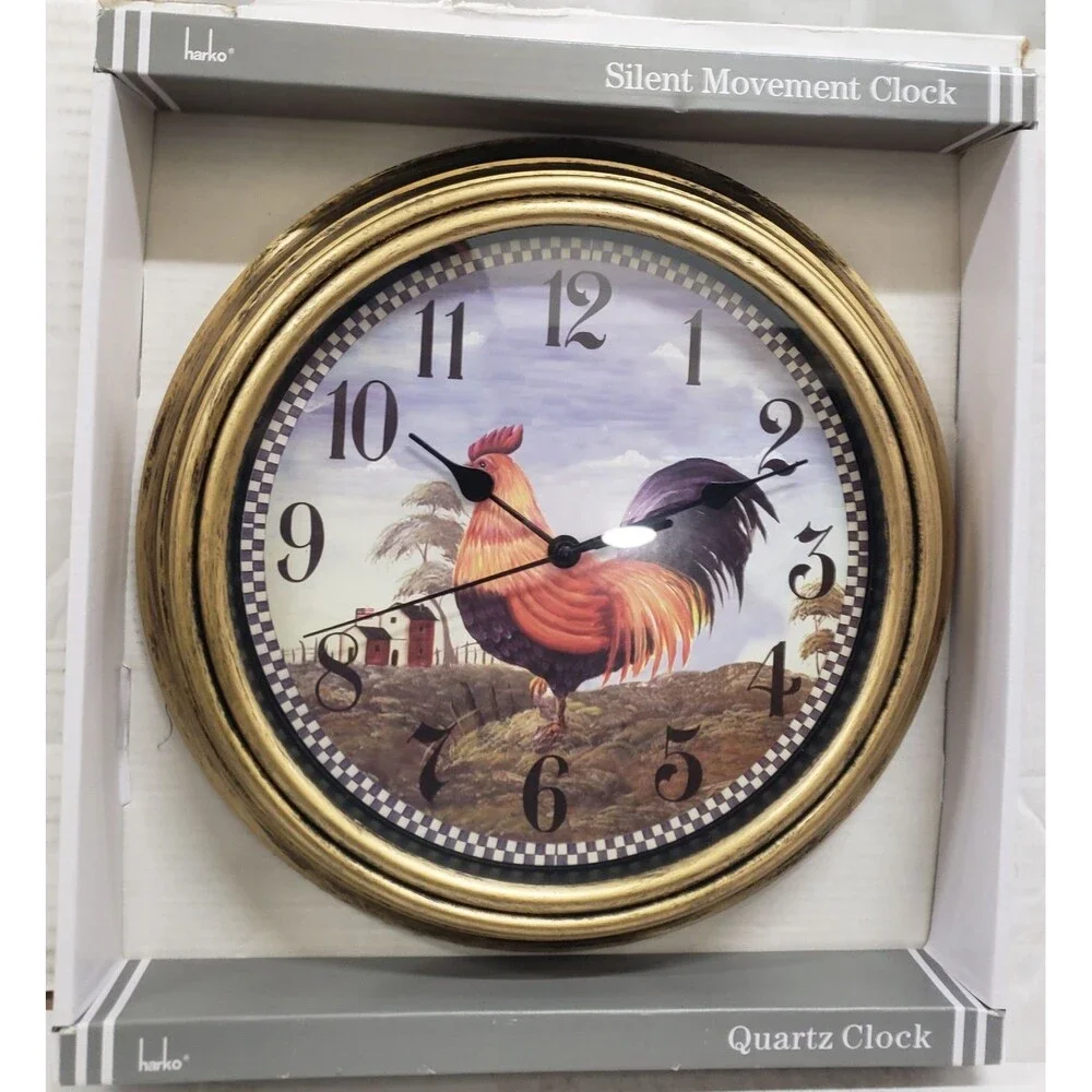 Plastic Kitchen Wall Clock, 12